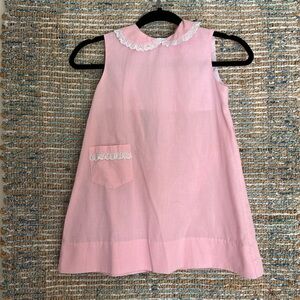 Lullaby Set Girls Pink and White Checkered Jumper